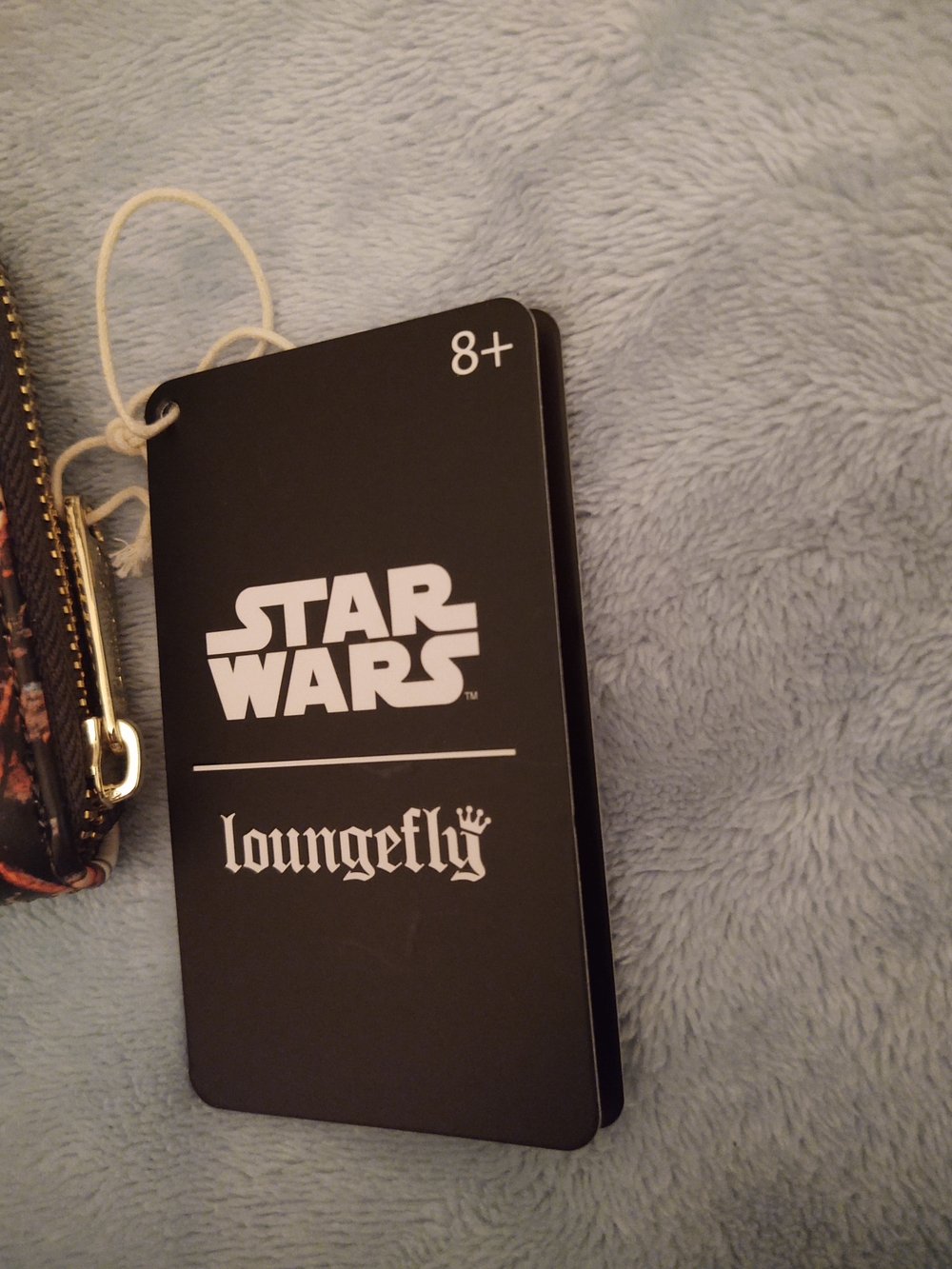 Loungefly Black & Gold Star Wars C-3PO Zip Wallet NWT - Picture 2 of 7